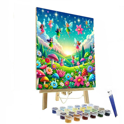 Epic Adventures In Fairyland Paint By Numbers Art