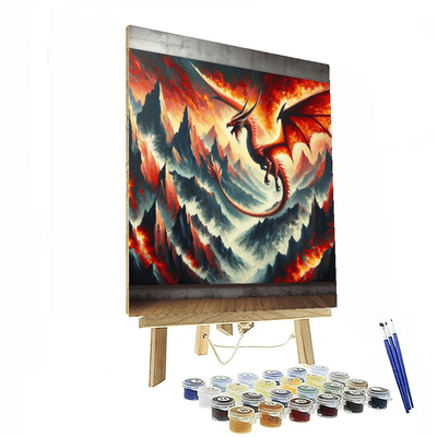 Dragon's Fury Painting Number Kit