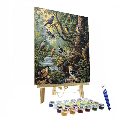 John James Audubon Inspired Majestic Wilderness  Painting By Numbers Kit