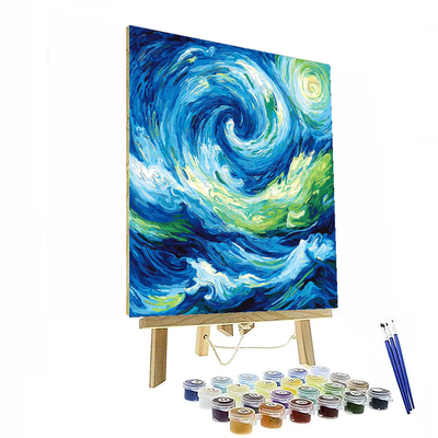 Vincent Van Gogh Inspired Oceanic Dreams  Paint By Numbers Kits