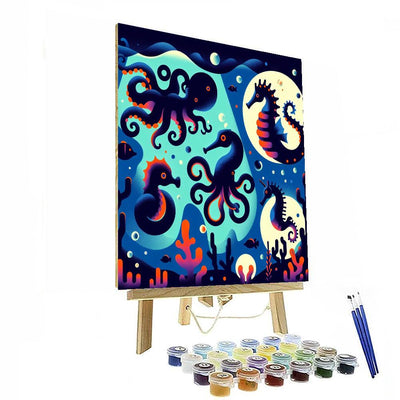 Under The Sea Mystery Painting By Numbers Kit