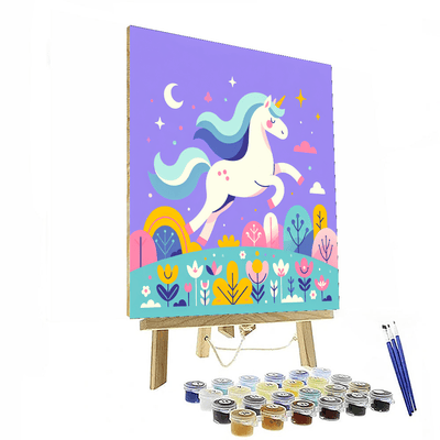 Dancing Unicorn Dreamland Paint By Number