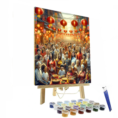 Lunar New Year Festival - Vietnam Paint By Color