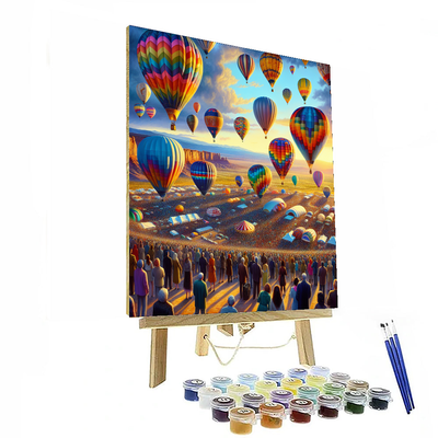 Balloon Fiesta - New Mexico Paint By Numbers Art