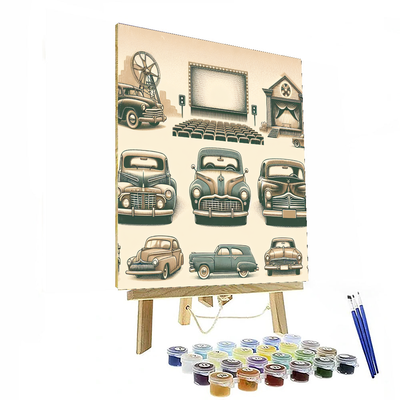 Retro Escape Paint By Numbers Art