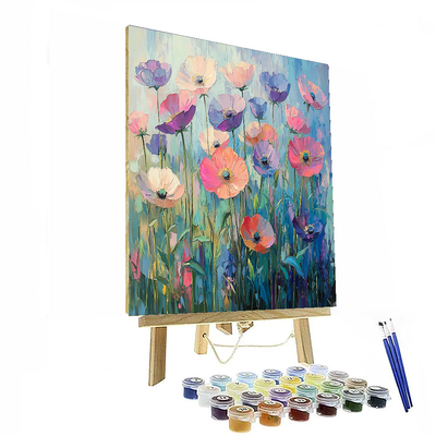 Claude Monet Inspired Dreamlike Petals  Painting By Numbers Kit