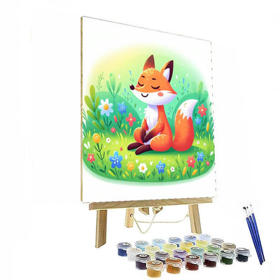 Whimsical Fox Paint By Color