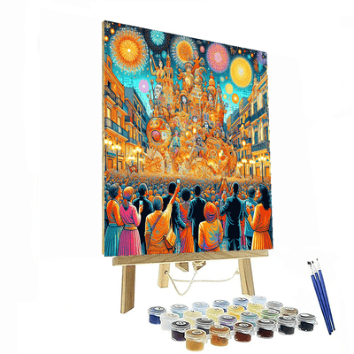 Valencia Fallas - Spain Painting Number Kit