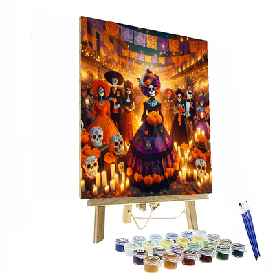 Día De Los Muertos Paint By Number