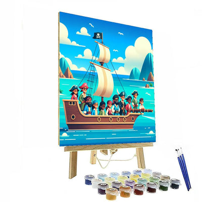 Pirate Treasure Expedition Paint By Color