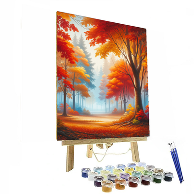 Breezy Autumn Landscape DIY Paint By Numbers