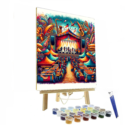 The New Orleans Jazz & Heritage Festival - New Orleans, Usa Painting By Numbers Kit