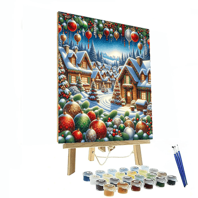 Charming Village Christmas DIY Paint By Numbers