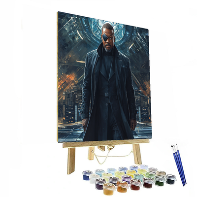 Samuel L. Jackson: Commanding The Stage As Nick Fury Paint By Numbers Art