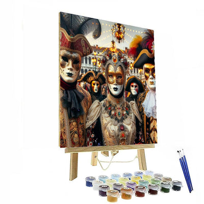 Venetian Carnival Night Paint By Color