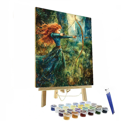 Merida's Archery Adventure - Disney Inspired Numbered Painting Kits