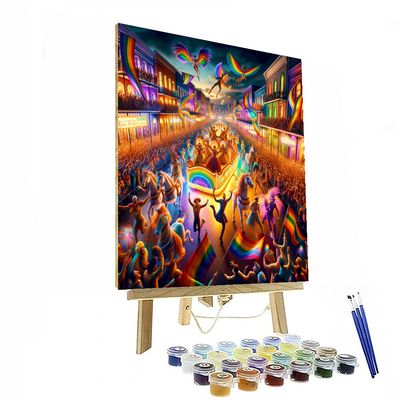 Mardi Gras Parade Paint By Numbers