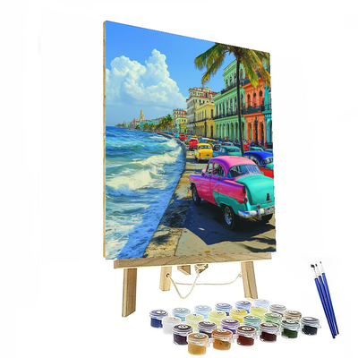 Havana’s Malecón Paint By Numbers Kits