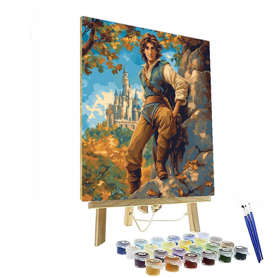 Flynn Rider's Roguish Charm - Disney Inspired Paint By Number