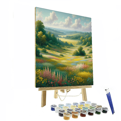 Idyllic Meadow Bliss Paint By Numbers Art