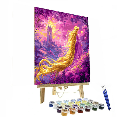 Rapunzel's Tower Dream - Disney Inspired Paint By Numbers Kits