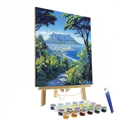 Cape Town's Table Mountain Paint By Numbers Kits