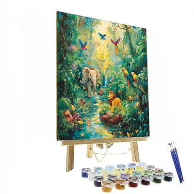 Simba's Safari Quest - Disney Inspired Paint By Number