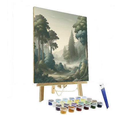 Whispering Forest Mist DIY Paint By Numbers