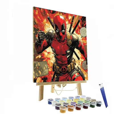 Ryan Reynolds: Charming Irreverence Of Deadpan Delight Painting Number Kit