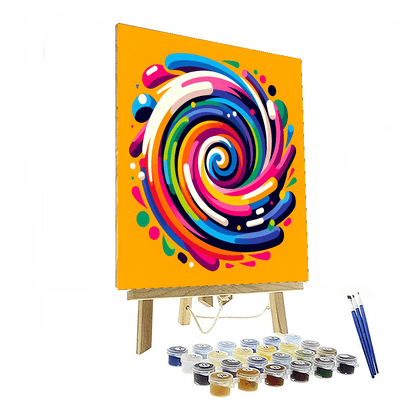 Vivid Vortex Painting By Numbers Kit