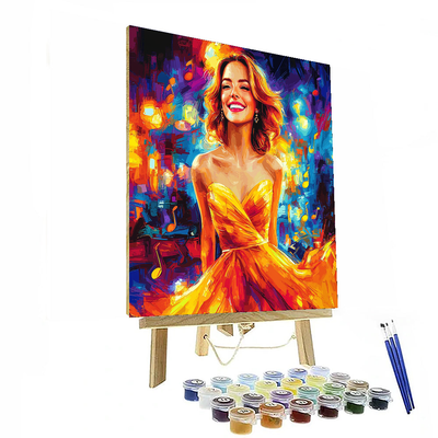 Emma Stone: The Starlet Of La La Land Painting Number Kit