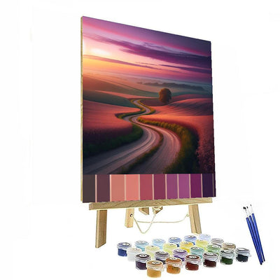 Twilight Countryside Charm Paint By Number