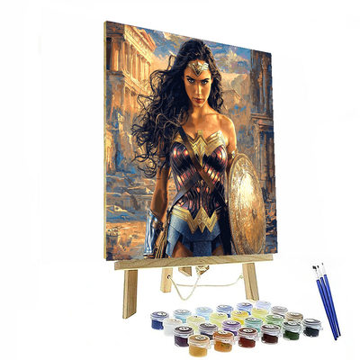 Gal Gadot: The Warrior Spirit Of Wonder Woman Paint By Number