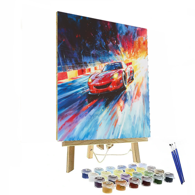 Lightning Mcqueen's Racing Days - Disney Inspired Paint By Numbers Kits