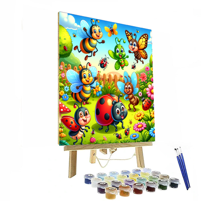 Wacky Insect World Paint By Number