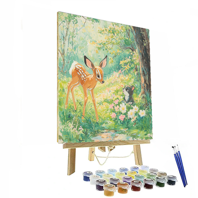 Bambi's Friends In The Meadow - Disney Inspired Numbered Painting Kits