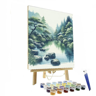 Tranquil Zen Waters Paint By Number