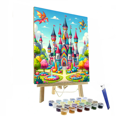 Exploring Enchanted Castles Paint By Numbers Kits