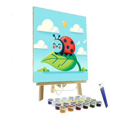 Cheery Ladybug Paint By Numbers