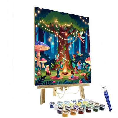 Fantasy Fairy Woodland Painting Number Kit