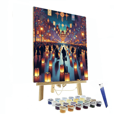 Luminaria Festival - Usa Numbered Painting Kits