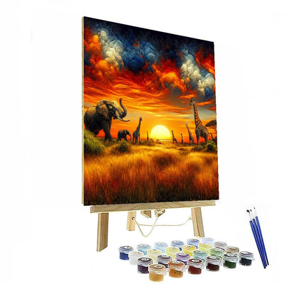 Wildlife Savanna Adventure Paint By Numbers Kits