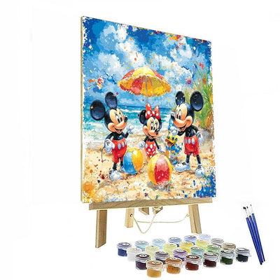 Mickey And Friends' Summer Fun - Disney Inspired DIY Paint By Numbers