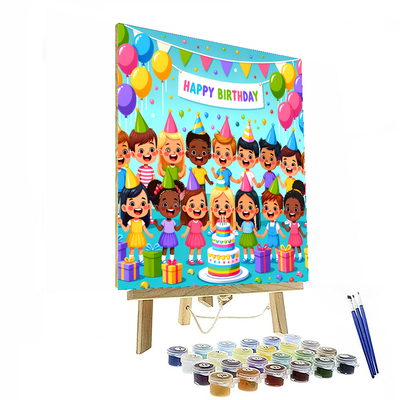 Festive Birthday Bash Paint By Number