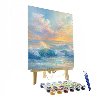 J.M.W. Turner Inspired Dreamy Dance Of The Sea  Numbered Painting Kits