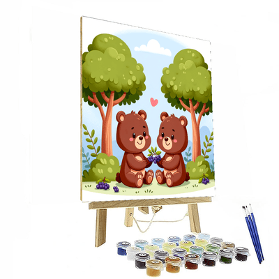 Cuddle Bears Paint By Color