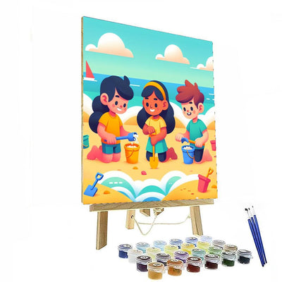 Beachside Treasure Hunt Paint By Color