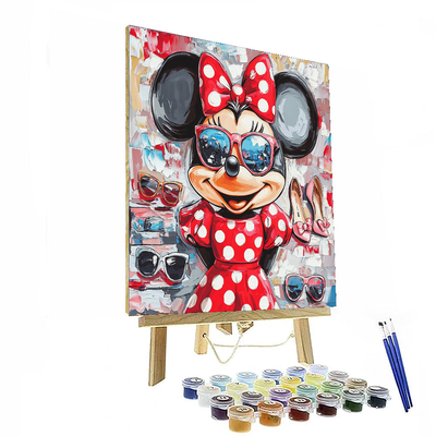 Minnie Mouse Fashion Fun - Disney Inspired Paint By Number