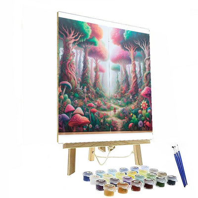 Whimsical Fairy Tale Woodlands Paint By Color