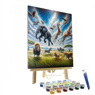 Wildlife Safari Majesty Paint By Number